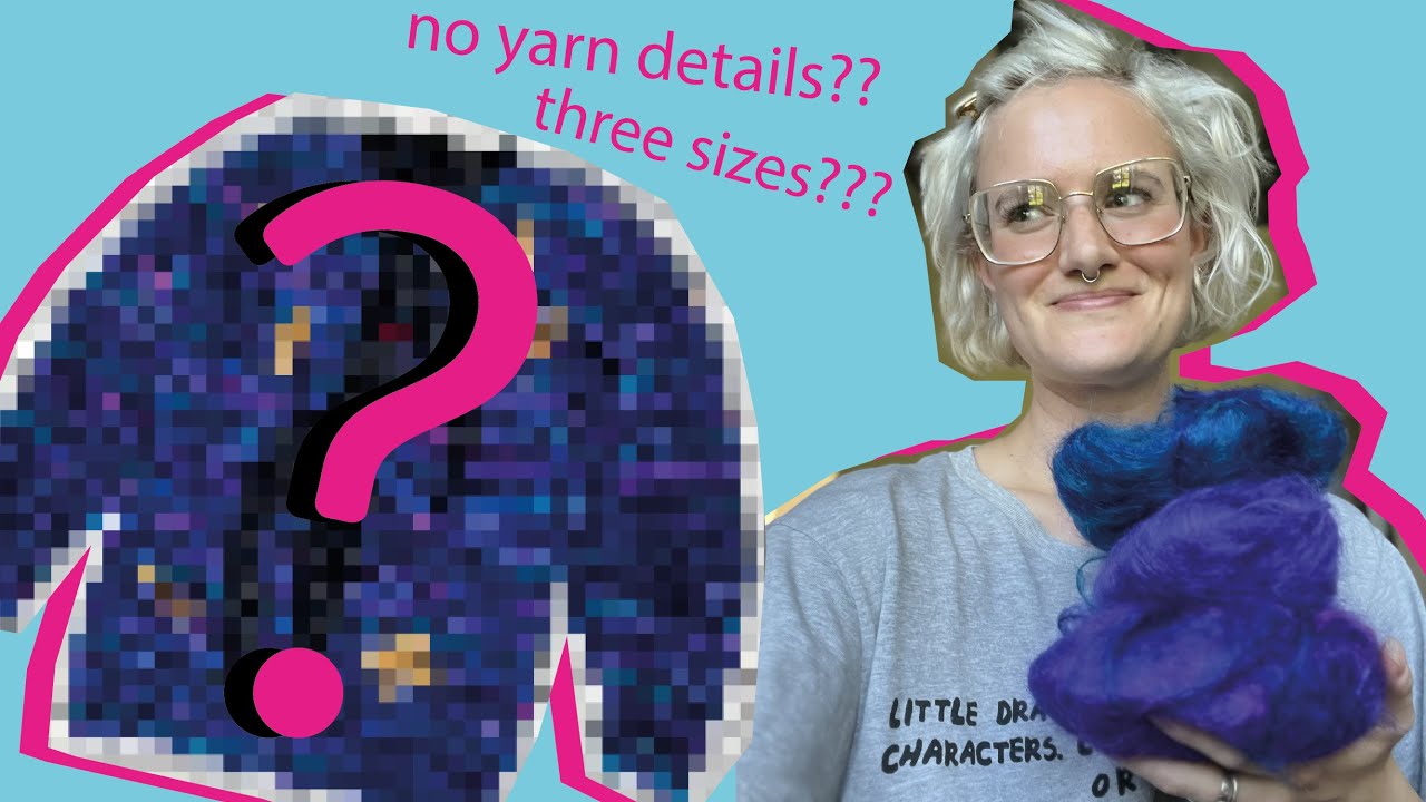 i knitted a pattern from the 80s with yarn from the 80s and it was