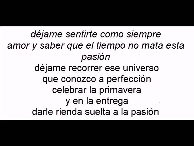 Dejame Sentirte Gilberto Santa Rosa Con Letra Youtube