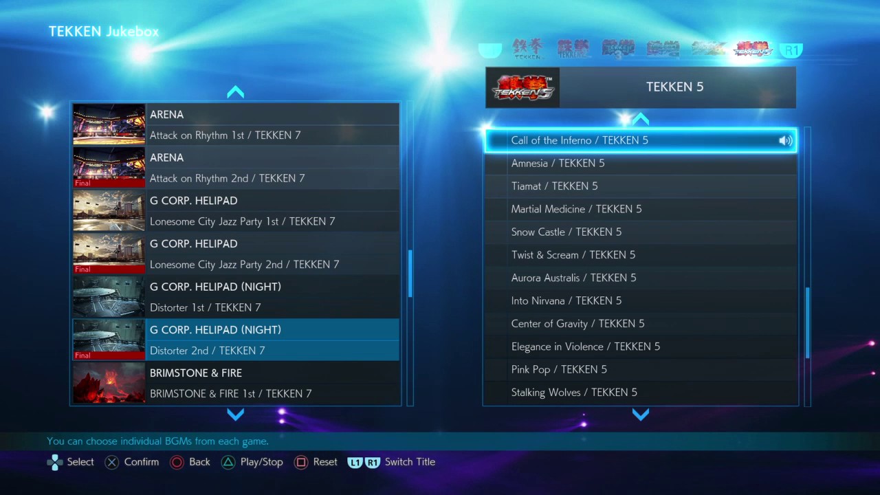 TEKKEN™7_TEKKEN 5 DARK RESURRECTION (TM) Track - Call Of The Inferno -
