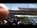 Stirring moment as the class of 2014 enters Falcon Stadium for Air Force Academy graduation.