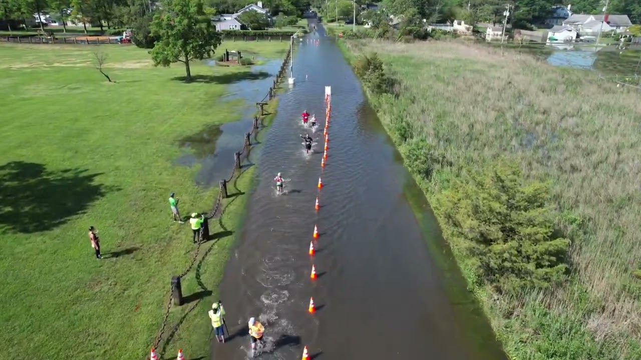 Nuisance Flooding in Cambridge, MD - Mothers Day 2024. Cambridge Crab Run (swim?)