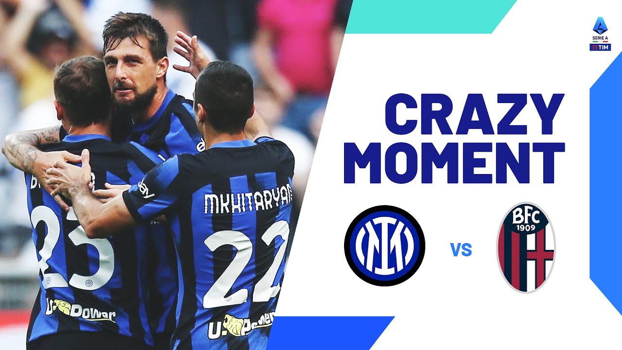 Inter score twice in 2 minutes | Crazy Moment | Inter-Bologna | Serie A 2023/24