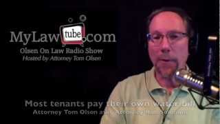 Can Landlord Quit Paying Water Bill When the Tenant Quits Paying Rent?