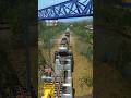 A Tanker Train Was Hit by an Economy Class Train on a Damaged Bridge #train #railway #keretaapi