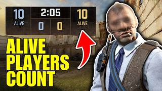How To Show Alive Players Count Instead Of Player Avatars in CS2 (2026)