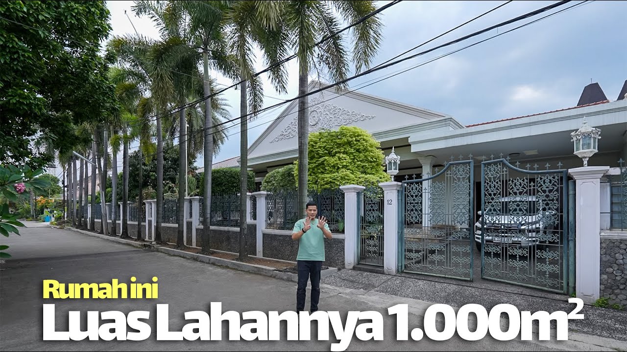 Tour Rumah Luas 1000m2 Harga 14 M di Cinere
