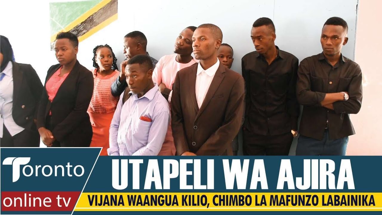 UTAPELI WA AJIRA: VIJANA WAANGUA KILIO KURUDISHIWA PESA ZAO, CHIMBO LA MAFUNZO LAGUNDULIKA TABORA