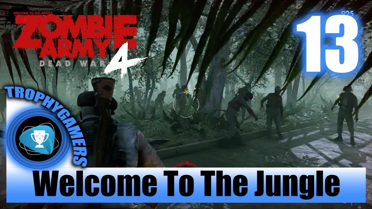 Zombie Army 4 Dead War - Welcome To The Jungle - Zombie Zoo Chapter 2 Mission - Buckshot Frenzy