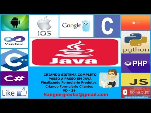 Finalizando Formulario Produtos Criando Formulario Clientes Java - 29