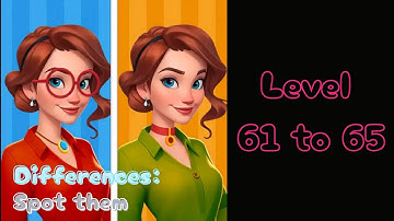 Differences - Spot Them Solution Level 61 - 65