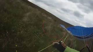 paragliding and getting dragged