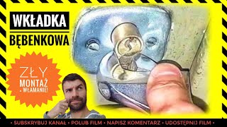 Jak otworzyć drzwi bez klucza? Ostrzeżenie przed złym montażem wkładki bębenkowej