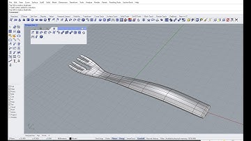 Make it in Solidworks (& Rhino) 13.3 - Rhino SubD Introduction: Fork