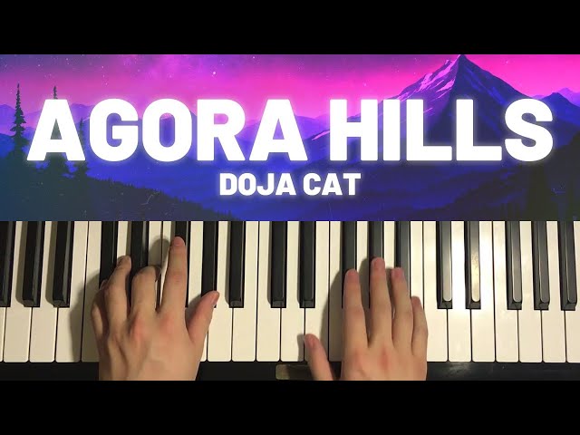 Doja Cat - Agora Hills (Piano Tutorial Lesson) - YouTube