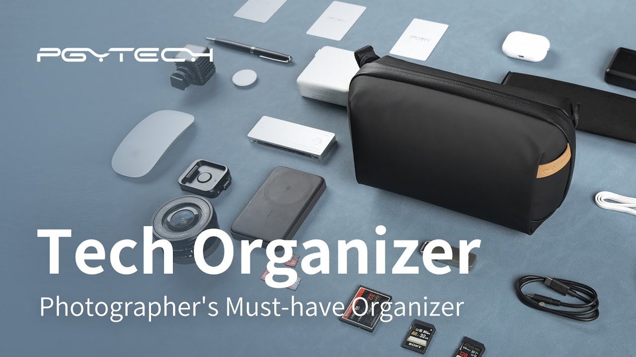 PGYTECH TECH ORGANIZER AND MINI TECH ORGANIZER REVIEW ! Best