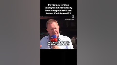 Does Mercedes Pay For Max Verstappen If He Is Available? #f1 #maxverstappen #nicoroseberg #shorts