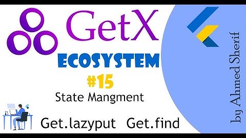 flutter GetX Course | Dependency Injection Get lazyput Get find (part 11)