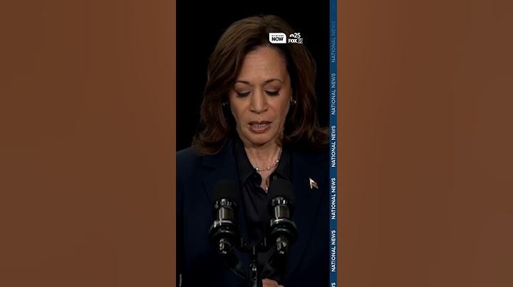 VP Kamala Harris on the Death of Hamas Leader, Yahya Sinwar