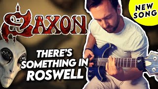 SAXON - There&#39;s Something In Roswell (Guitar cover)