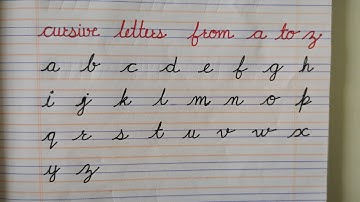 Cursive writing for beginner Lesson 16 ll Cursive A ll Cursive Hand writing ll Cursive letter a to z