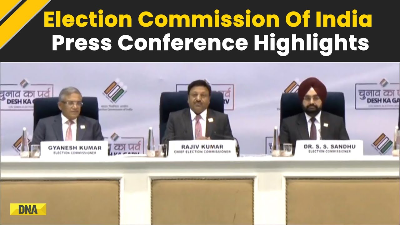 Election Commission Of India Press Conference Highlights | Lok Sabha ...