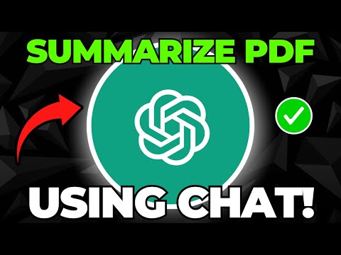 How to Summarize a PDF Using ChatGPT