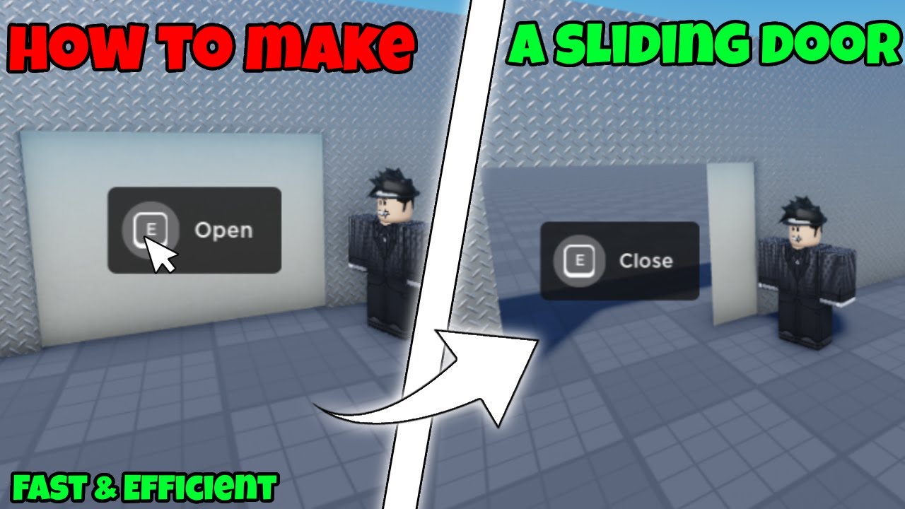 How To Make A Door In Roblox Studio - How to Make a SLIDING DOOR 🛠️ Roblox Studio Tutorial (2024!) - YouTube