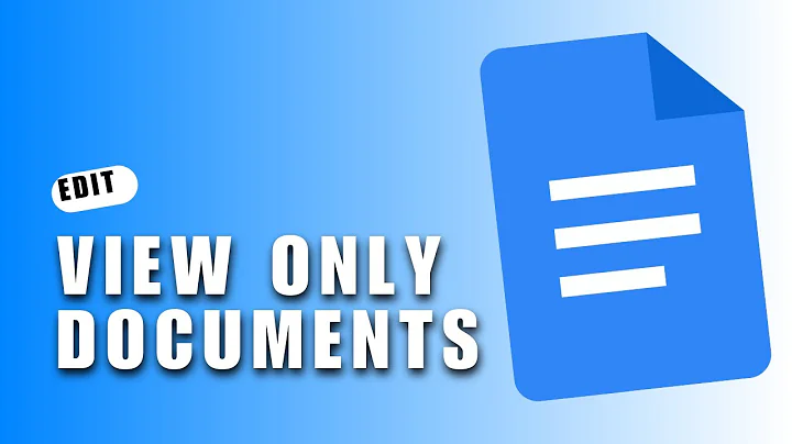 Tips, Tricks, and Hacks of Google Docs! How to Edit View Only Documents on Google Doc?