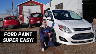 WHERE IS THE PAINT CODE LOCATED ON FORD FUSION FIESTA FOCUS ESCAPE F150 MUSTANG EXPLORER EDGE C MAX