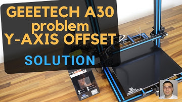 🔴 GEEETECH A30 Y-AXIS OFFSET PROBLEM - better than Creality CR-10S PRO - best 3D printer