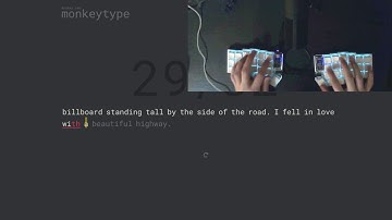 Typing Demo: Boardsource Corne LP, 20g gChocs, 1mm sorbothane