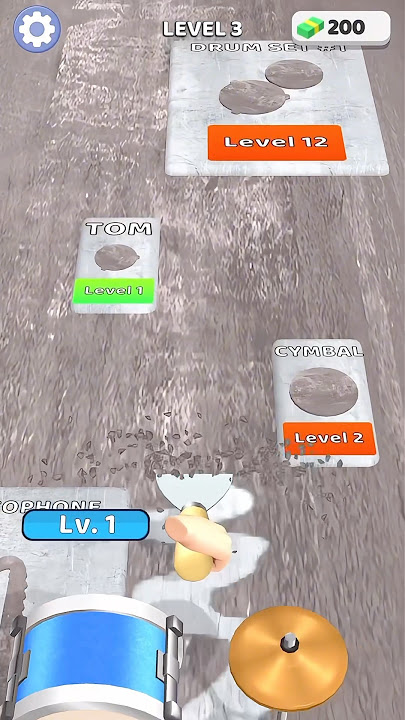 The Drum Shooter Run Level 3 #shorts