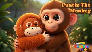 Punch's Fluffy Friend! Baby Monkey Comfort Song for Kids | GheeGee TV screenshot 3