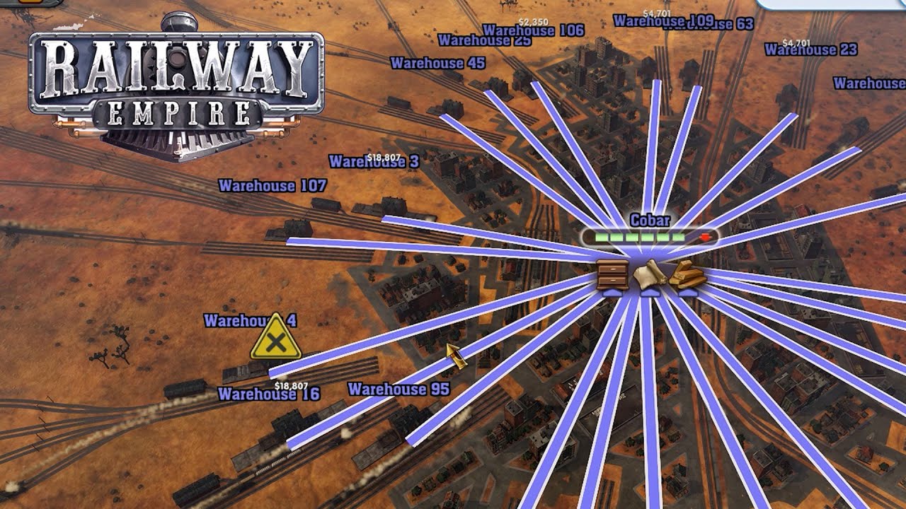 Railway Empire - Hit 11 Million Population - Down Under Map - Just for Fun