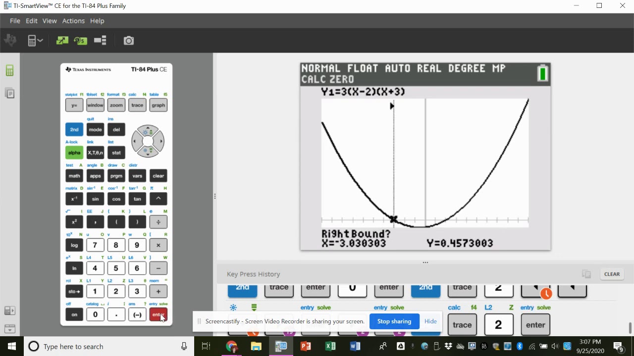 Finding Key Features of a Graph using your TI-84 - YouTube