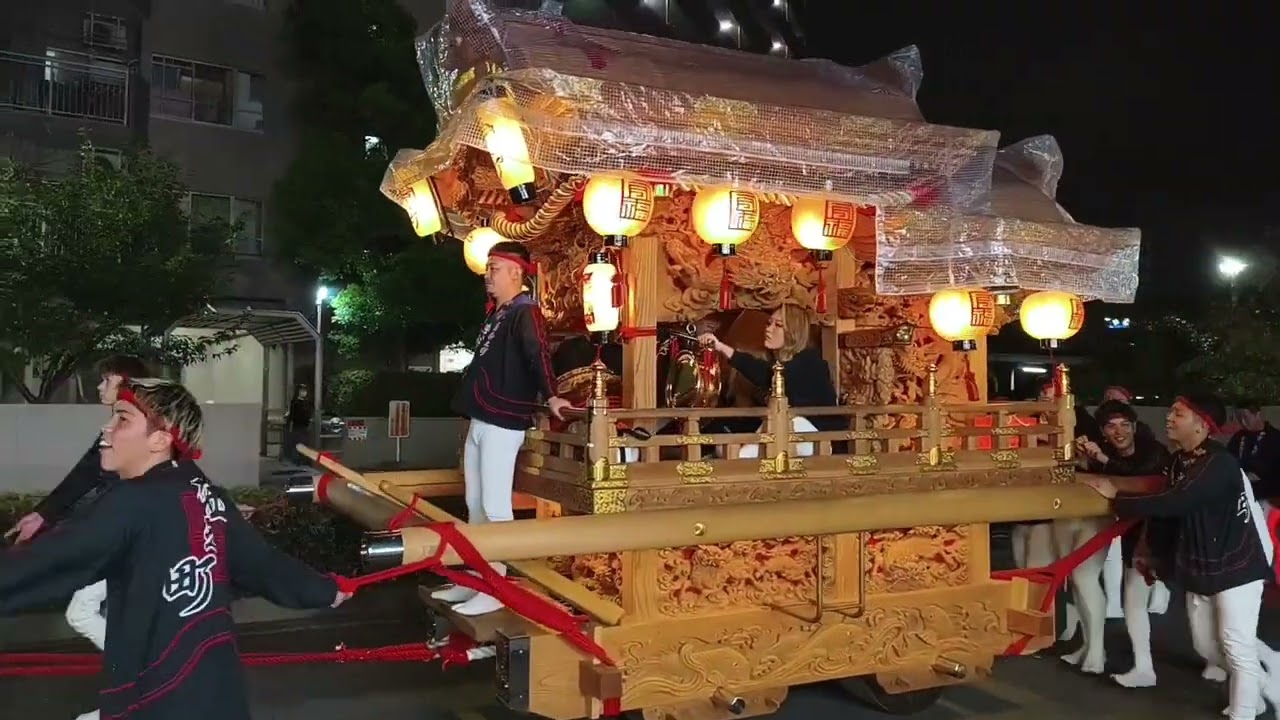 城東区だんじり　鴫野駅（しぎの駅)パレード