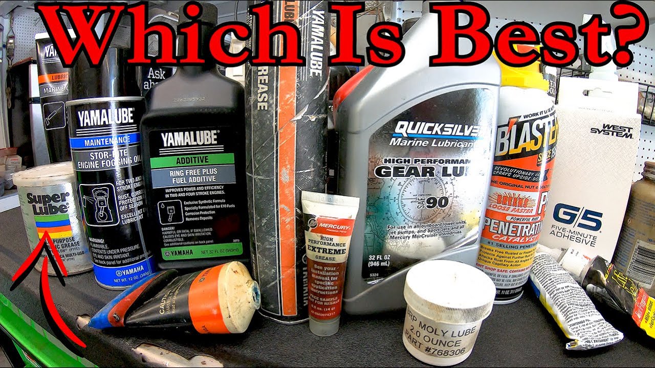 Outboard Grease, Lube, & Cleaners!! YouTube