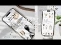 Ios 17 aesthetic customization   custom iphone theme widgets icons tutorial 