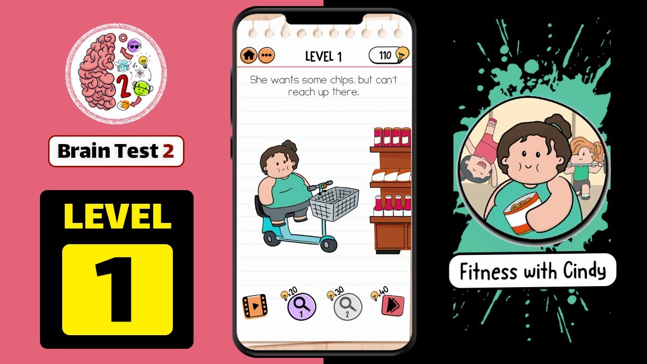Brain Test 2: Tricky Stories - Fitness With Cindy Level 1 Answer