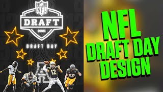 NFL DRAFT DAY GRAPHIC Photoshop Tutorial!