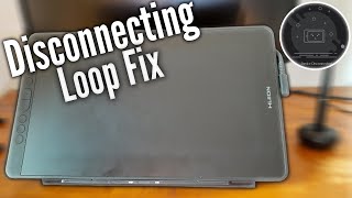 How to fix disconnecting and reconnecting loop Huion Kamvas 13