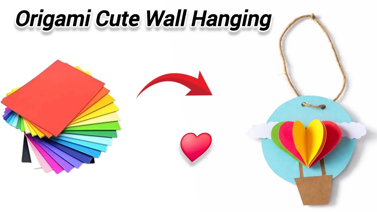 How to Make Cute Wall Hanging | Paper Projects for School | DIY Home Decor Ideas 