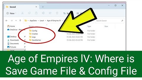 Age of Empires lV Where Is The Save Game & Config Files Located On PC