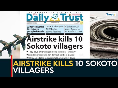 Airstrike K!ll 10 Sokoto Villagers | Daily Trust