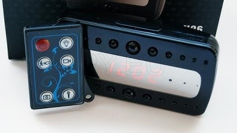 Camera in alarm clock with LEDs for night vision - SPY.EU