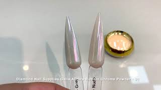 Gella Aurora Rub On Chrome Powder 01 - Diamond Nail Supplies