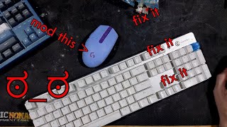 Modding Logtitech G305 mouse + fixing GameSir mechanical keyboard | Just Talking 13