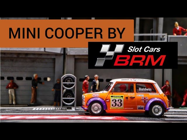 BRM Mini Cooper Classic Red Union Jack Roof - 1/24th Scale (BRM-096R)