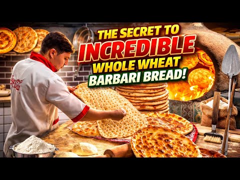 the secret to incredible whole wheat barbari bread /How to make Qashqai Berber bread
