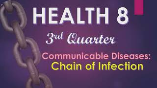 MAPEH 8 Health 3rd Quarter/ Chain of Infection/ Communicable Disease